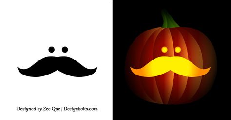 Mustache Pumpkin Carving, Simple Pumpkin Carving Ideas, Pumpkin Carving Stencils Easy, Minion Pumpkin Carving, Scary Pumpkin Carving Patterns, Easy Pumpkin Carving Ideas, Awesome Pumpkin Carvings, Funny Pumpkin Carvings, Pumpkin Carving Patterns Free