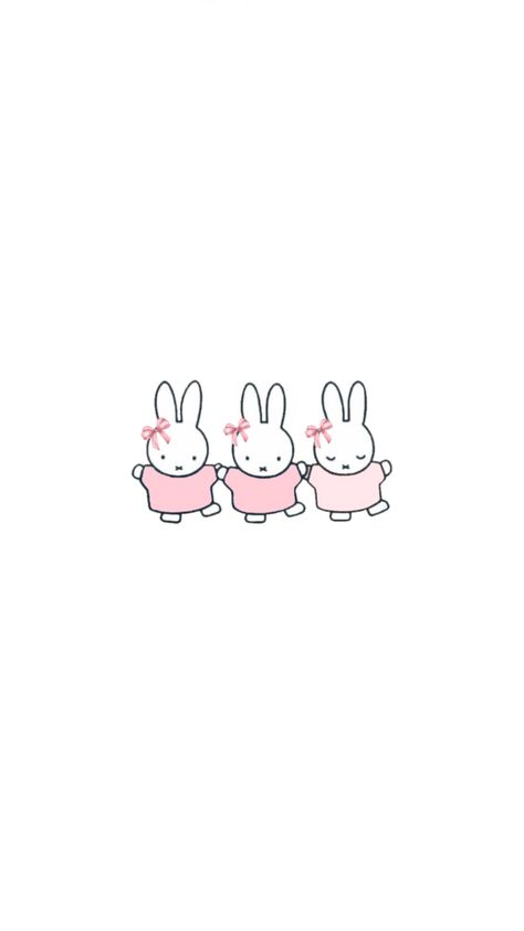 miffy x bows🎀 Miffy Wallpaper, Pink Wallpaper Ipad, Bow Wallpaper, Cute Desktop Wallpaper, Sanrio Wallpaper, Iphone Wallpaper Photos, Cute Simple Wallpapers, Iphone Design, Kawaii Room