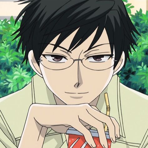 Kyoya Ootori, High School Memes, Ouran High School Host Club Funny, Host Club Anime, Ouran Highschool, Ouran Host Club, School Icon, Anime Boy Sketch, Ouran High School Host Club