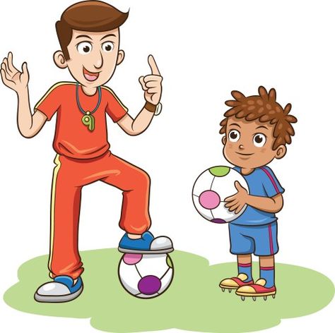 Soccer Coach, Sports Coach, Soccer Coaching, Football Kids, Football Coach, Kid Character, Soccer Players, Transparent Png, Preschool Activities