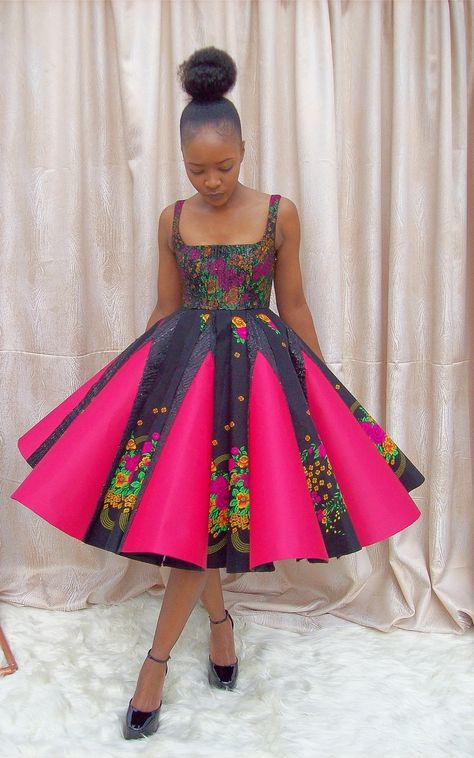 Tsonga traditional dress Tsonga Dresses, Tsonga Traditional Attire, Tsonga Traditional Dresses, Sesotho Traditional Dresses, South African Clothes, African Tops For Women, South African Traditional Dresses, African Bridal Dress, African Traditional Wear