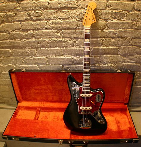 66' Fender Jaguar Guitar. Jaguar Aesthetic, Squier Jaguar, Jaguar Guitar, Fender Bender, Guitar Rig, Fender Electric Guitar, Guitar Obsession, Guitar Finishing, Fender Squier