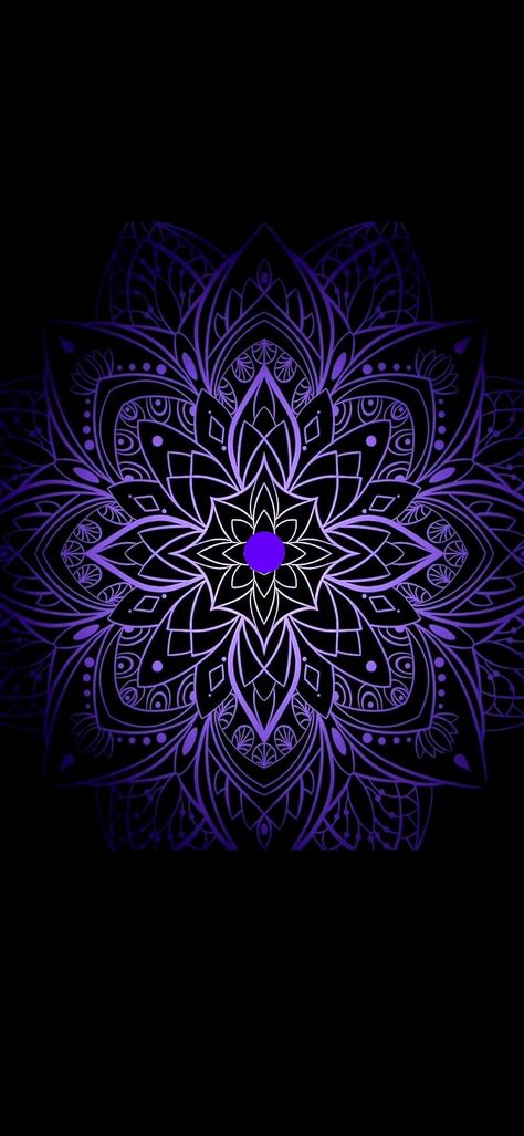 Mandala Aesthetic Wallpaper, Dark Mandala Wallpaper, Purple Mandala Wallpaper, Mandala Wallpaper Iphone, Celestial Phone Wallpaper, Mandala Art Wallpaper, Deep Purple Aesthetic, Aesthetic Tumblr Backgrounds, Purple Mandala