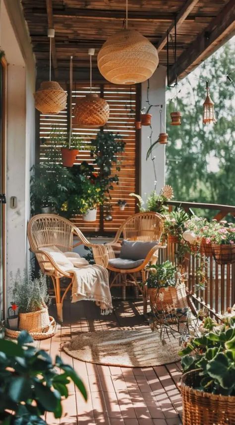 Small Balcony Garden Ideas, Bohemian Balcony, Tiny Outdoor Space, Modern Balcony Ideas, Boho Balcony Ideas, Indian Balcony, Boho Balcony, Inspiring Outdoor Spaces, Bathroom Counter Decor