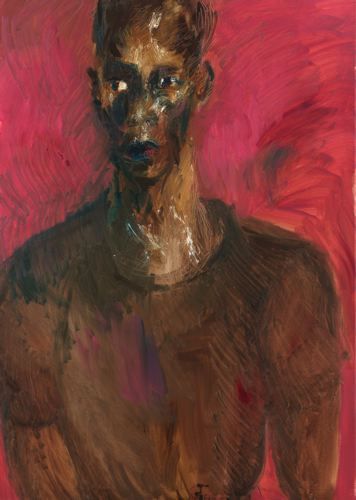 Desmond Cadogan, 2015, 140 x 100 cm, by Rainer Fetting Reint Withaar Paintings, Rainer Fetting, Paintings, Art