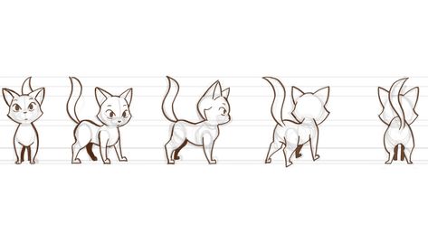 thesis project | Life in BFA Illustrator Design Tutorial, Character Model Sheet, Hand Drawing Reference, Japanese Cat, Cat Model, Model Sheet, Sketches Tutorial, Cat Character, Figure Drawing Reference