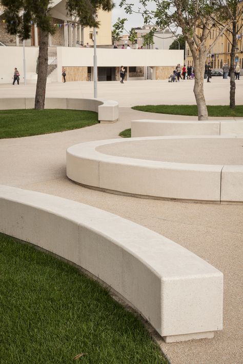 Gallery of Renovation of Piazza San Michele / VPS Architetti - 4 Concrete Tree, Urban Furniture Design, Public Seating, Landscape Elements, Landscape And Urbanism, San Michele, Urban Furniture, Sopot, Street Furniture