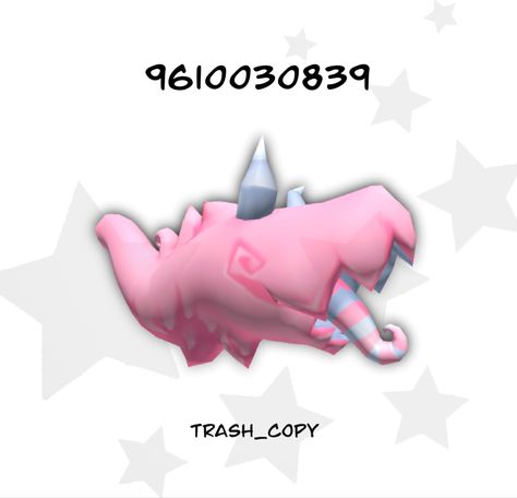 Roblox Items Codes, Roblox Items, Dinosaur Tails, Code Roblox, Body Tutorial, Star Tattoo Designs, Minecraft Room, Avatar Creator, Pink Dinosaur