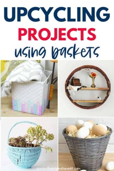 Upcycled Baskets, Diy Vinyl Storage, Upcycle Home Decor, Repurposed Wood Projects, Upcycle Home, Creative Upcycling, Furniture Painting Tutorial, Distressed Furniture Diy, Upcycle Storage