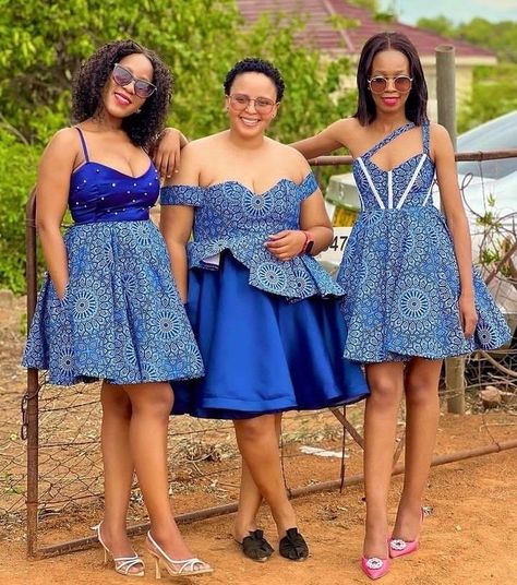 Traditional Attires For Women, Tswana Traditional Attire For Women, Tswana Traditional Attire, Setswana Traditional Dresses, Pedi Traditional Attire, Designed Outfits, African Couple, South African Traditional Dresses, African Traditional Wear