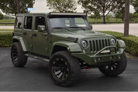 Jeep Army Green, Jeep Wrangler Army Green, Green Jeep Wrangler, Beginner Motorcycle, 2017 Jeep Wrangler Unlimited, Green Jeep, Jeep Wrangler For Sale, Custom Jeep Wrangler, Cars Jeep