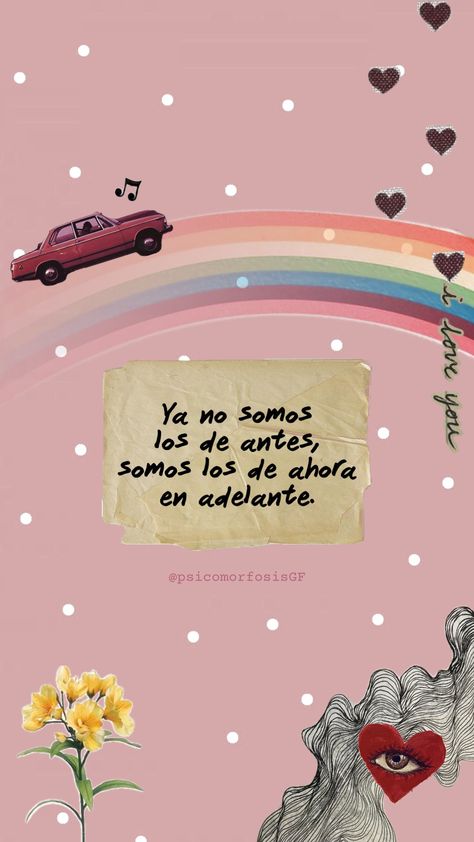 #culturaprofetica #musica #quotes #frases #rainbow #sobrevolando #psicologia #crecimientopersonal #terapia Daily Quotes Positive, Life Routines, Clever Quotes, Reminder Quotes, Manifestation Quotes, Love Words, Affirmation Quotes, Pretty Quotes, Thoughts Quotes