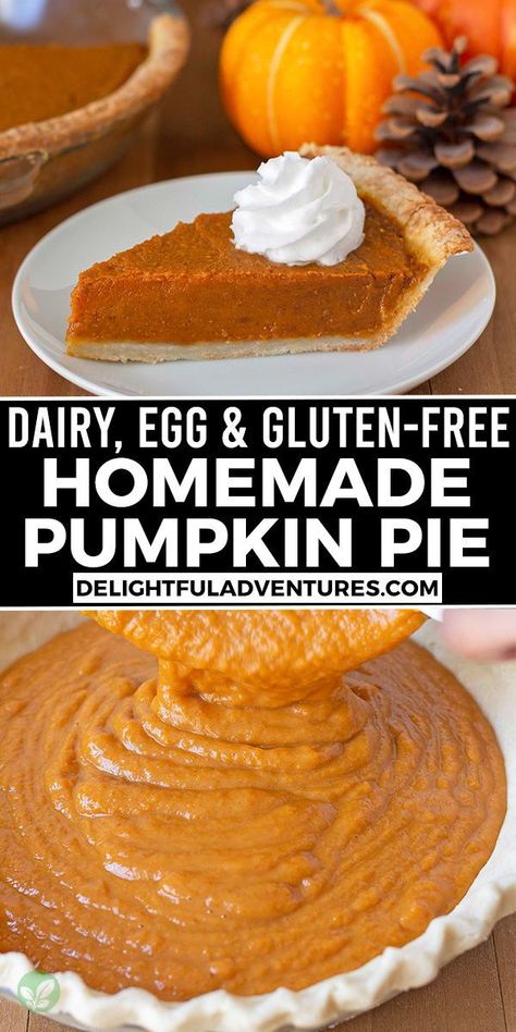 Gluten Free Egg Free Pumpkin Pie, Gluten Free Dairy Free Egg Free Pumpkin Pie, Dairy Free Egg Free Pumpkin Pie, Dairy Free Egg Free Thanksgiving Recipes, Gluten And Dairy Free Pie Recipes, Gluten Dairy Egg Nut Free Desserts, Thanksgiving Recipes Side Dishes Gluten Free, Vegan Pie Filling, Egg Free Thanksgiving Recipes