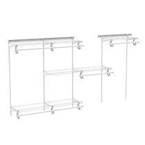 Wire Closet Organization, Closet Rod Support, Wire Closet Shelves, Wire Closet Organizers, Closet Organization System, Closet Organizer Kits, Elfa Closet, Entryway Closet, Closet Kits