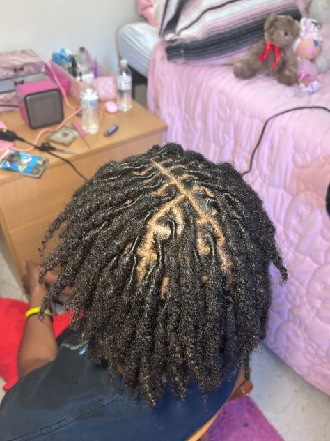 Barrel Braids On Locs, Barrel Braids, Braids On Locs, Twists Black Men Hair, Dread Inspiration, Boy Braids, Hair Twists Black, Dread Hair, Boy Braids Hairstyles