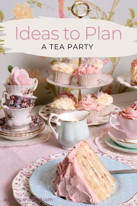 Use this guide with ideas to plan a tea party that combines history, recipes, and ideas, perfect for anyone looking to create a beautiful and meaningful tea gathering. With these tips, you’ll be well on your way to an elegant tea party filled with delicious scones, charming stories, and warm conversation. Dinner Tea Party Food, Tea Party Layout, Tea Party Meals, High Tea Themes Ideas, Tea For Two Birthday Party Food, Tea Party Names, Winter Tea Party Ideas, Tea Party Business, Tea Time Ideas