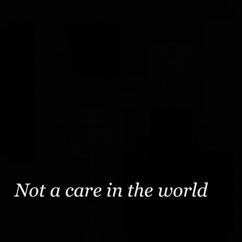 Not a care in the world In My Own World Quotes, In My Own World, World Quotes, Insta Captions, Instagram Quotes Captions, Caption Quotes, Thought Quotes, Deep Thought, Deep Thought Quotes