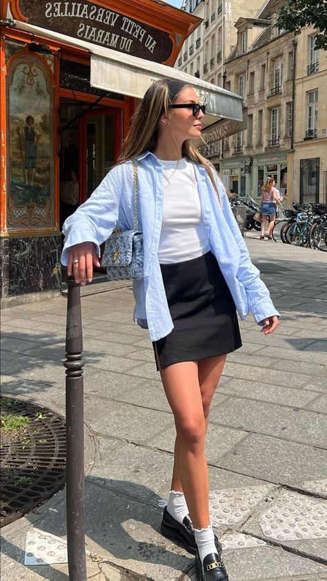 Hot European Summer Outfit, France Outfits Summer, Clean Wardrobe, Outfits Europe, Spain Outfit, Uni Fits, Italian Summer Outfits, Outfits Primavera, Outfits Nyc