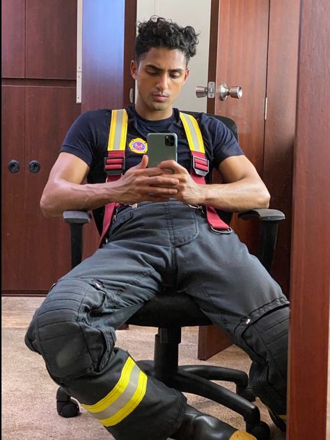 Ravi Panikkar, Hot Firefighter, Hot Youtubers, Eric Winter, Family Challenge, Netflix Tv Shows, Youre The One, Classy Aesthetic, Men In Uniform