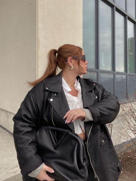 Leather Jacket Outfit Plus Size, Plus Size Leather Jacket Outfit, Plus Size Edgy Fashion, Plus Size Edgy, Black Leather Jacket Outfit, Plus Size Leather Jacket, Plus Size Leather, Leather Jacket Outfit, Plus Size Looks