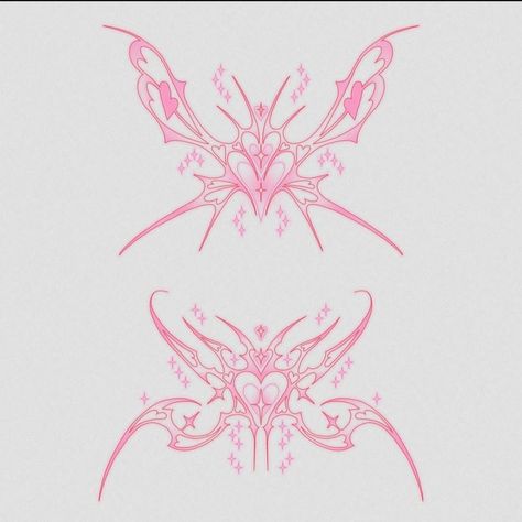 Mystical Tattoos, Sigil Tattoo, Kawaii Tattoo, Tattoo Now, Tattoo Style Drawings, Butterfly Tattoo Designs, Arte Cyberpunk, Badass Tattoos, Spine Tattoos