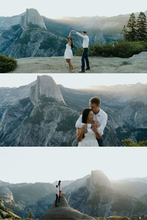 Couples adventure engagement session in Yosemite. Get inspired by more mountain engagement photos and mountain engagement photo ideas. Book Julia for your California engagement shoot or California elopement photos at juliaminaphotography.com! Yosemite Engagement Photos, Yosemite Engagement, Yosemite Photos, Couples Adventure, California Engagement Photos, Mountain Engagement Photos, Romantic Engagement Photos, Outdoor Engagement Photos, My Top 3