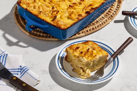 Sweet Noodle Kugel, Cottage Cheese Sour Cream, Noodle Kugel Recipe, Dairy Foods, Holiday Dessert, No Dairy Recipes, Recipe From Scratch, Jewish Holiday, How To Cook Eggs