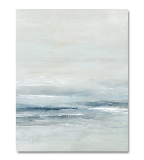 Large Seascape Paintings, Abstract Beach Painting Acrylics, Calming Artwork, Ocean Abstract Painting, Abstract Beach Painting, Calming Art, Tranquil Art, Sea Abstract, Calm Art