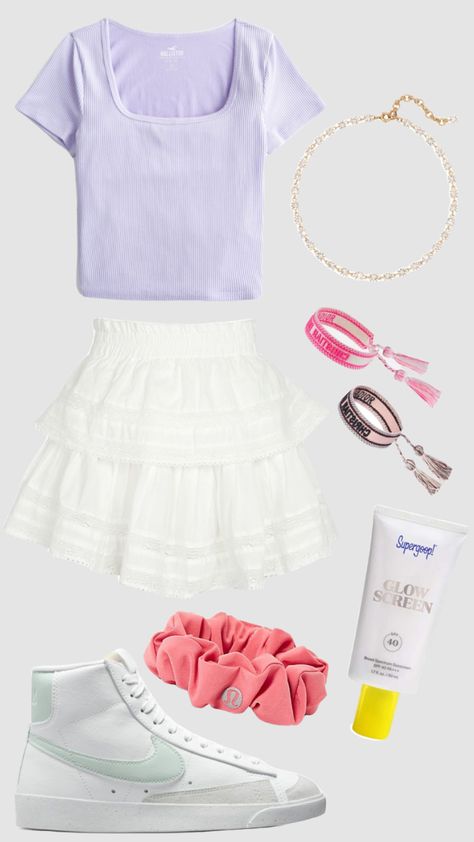 Light Preppy Aesthetic, Ootd Layout, Cute Ootd, Girl Lifestyle, Trendy Outfits For Teens, Preppy Aesthetic, Cute Summer Outfits, Fit Inspo, Gacha Life