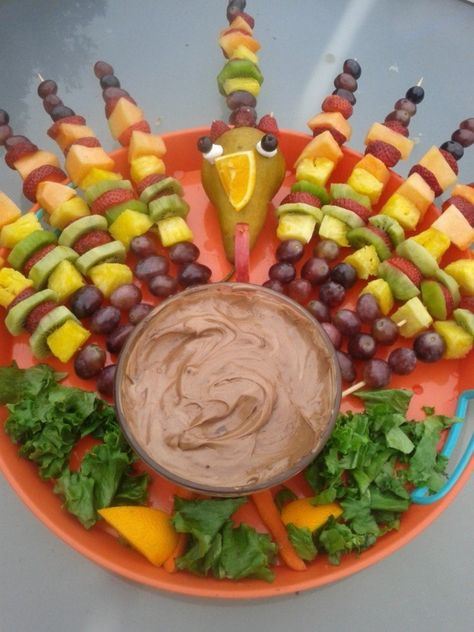 Turkey Kabobs, Fruit Kabob, Fruit Turkey, Thanksgiving Fruit, Chocolate Turkey, Edible Centerpieces, Thanksgiving Snacks, Chocolate Dipped Fruit, Food For Digestion