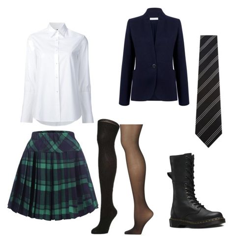 "Gotham Academy Uniform" by rebellious1302 ❤ liked on Polyvore featuring Misha Nonoo, Calvin Klein, Atea Oceanie, Dr. Martens and Ralph Lauren Purple Label Gotham Academy, Academy Uniform, Academy Uniforms, Misha Nonoo, Purple Label, Ralph Lauren Purple Label, Gotham, Skater Skirt, Calvin Klein