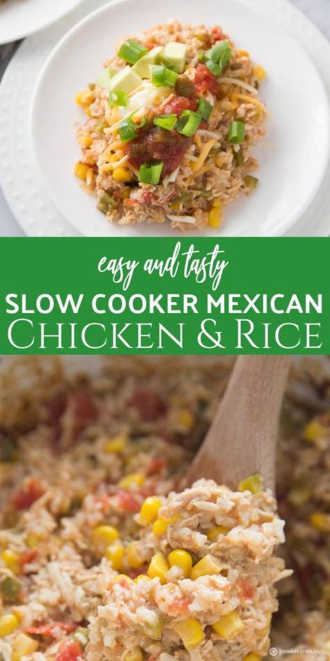 Mexican Chicken Rice, Chicken And Rice Crockpot, Rice In Crockpot, Crockpot Mexican Chicken, Crockpot Recipes Mexican, Slow Cooker Mexican Chicken, Slow Cooker Mexican, Mexican Chicken And Rice, Mexican Soup Chicken