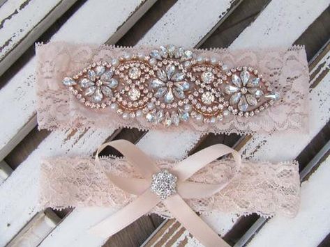 Personalized wedding garter