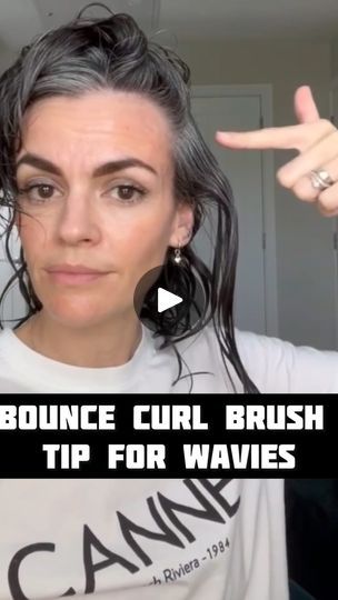 37K views · 1.5K reactions | This is just something I have found to work for me that I thought I would share. 

I will sometimes brush over, usually for the top layers of my head, but I do find that brushing under seems to work well and allows the hair at the roots to sit more naturally. 🙌🏼

This is definitely my favourite brush at the moment! What’s yours? 

#wavycurlyhair #wavycurls #brushstyling #bouncecurl #saltandpepperhair #hairstyling | Sian Biddle | Wavy Curly Haircare | ekboj · Rewind (Sped Up Version) Bounce Curl, Salt And Pepper Hair, Wavy Curls, Wavy Curly Hair, Curly Hair Care, The Roots, Brushing, Hair Styling, Wavy Hair