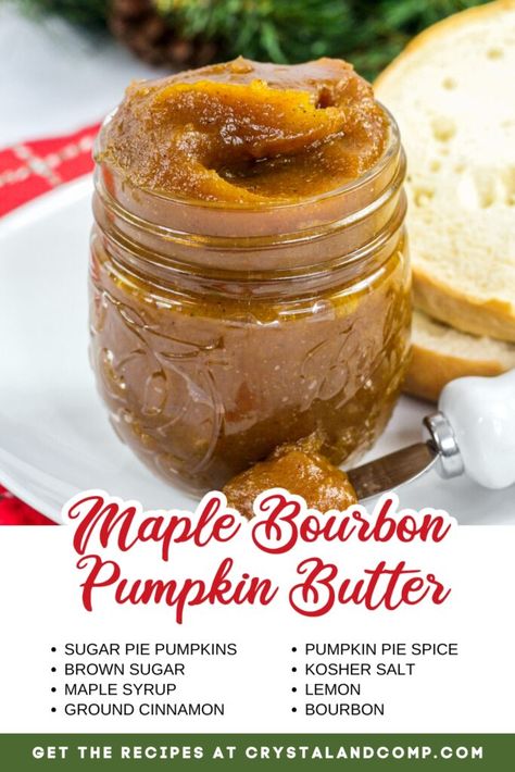 Bourbon Butter, Pumpkin Butter Recipe, Pumpkin Syrup, Pumpkin Bread Pudding, Comfort Meals, Pumpkin Recipes Easy, Maple Bourbon, Pumpkin Spice Recipe, Best New Recipes