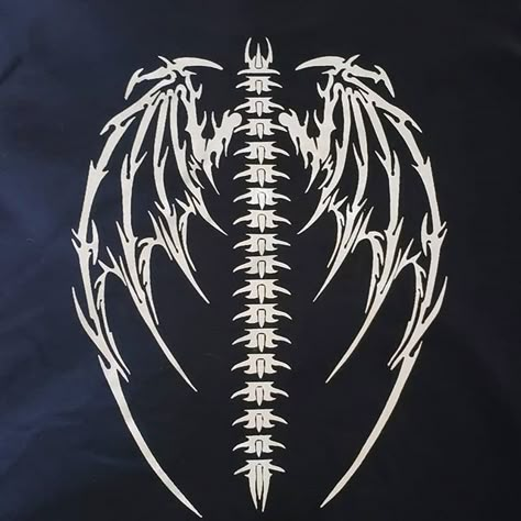 Angel Wings Shirt Design, Bleach Wings Shirt, Bone Wings Drawing, Goth Wings Tattoo, Goth Tshirt Design, Angel Wings Stencil, Skeletal Wings, Bone Wings, Goth Wings