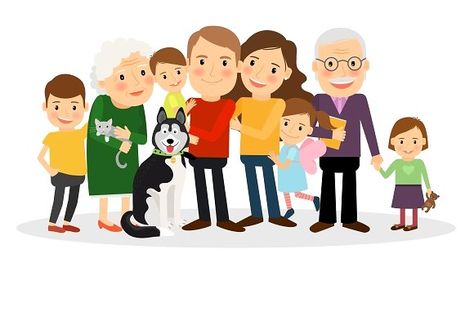 Cartoon family portrait #portrait#family#Cartoon#illustration Family Cartoon Illustration, Cartoon Family Portrait, Family Portrait Drawing, Premium Vector Cartoon, Cartoon Family, Small Office Design, Funny Test, Family Oriented, Family Cartoon