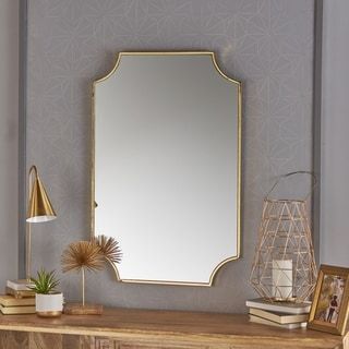 Elegant Mirrors, Furniture Pads, Brass Mirror, Mirror Shapes, Christopher Knight, Beautiful Mirrors, Noble House, Christopher Knight Home, Boho Chic Furniture