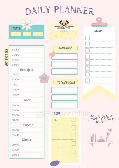 Girl Daily Planner habittrackerideas 📖 plannerorganizationideas #bestfreedigitalplanner #livingwellplanner🌺 Planner Setup Ideas, Muslim Planner, Homeschool Student Planner, Living Well Planner, Planner Monthly Layout, Exam Planner, Student Weekly Planner, Personal Budget Planner, Planner Diario