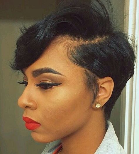 I miss my short hair sometimes. I love this Pixie Hairstyles For Black Women, Short Pixie Hairstyles, Black Hairstyle, Explore Dream Discover, Sassy Hair, Penteado Cabelo Curto, Black Hairstyles, Short Pixie Haircuts, Hairstyles For Black Women