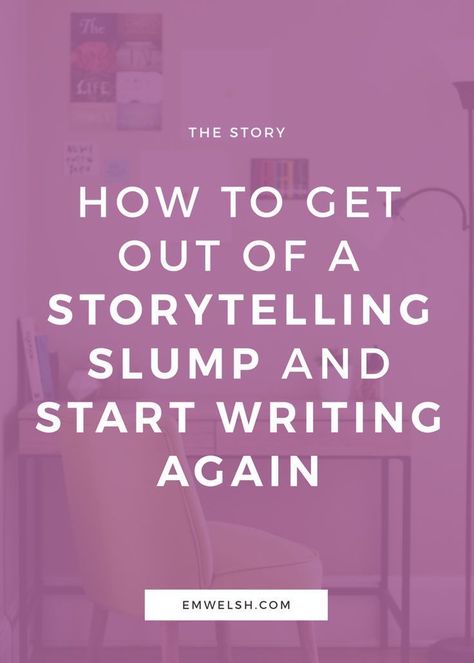 Whether you're a new storyteller or an old one, you will eventually encounter the dreaded storytelling slump. | writers block | writing tips | start writing again | storytelling tips | creative writing tips | writers block help Writing Slump, Writing Productivity, Storytelling Tips, Creative Writing Jobs, Author Tips, Writing Things, Creative Writing Tips, Freelance Writing Jobs, Descriptive Writing