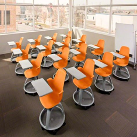 #node by @Steelcase Steelcase Furniture, 21st Century Learning Spaces, Classroom Seating Arrangements, Classroom Interior, School Building Design, Classroom Seating, Modern Classroom, School Interior, Classroom Furniture