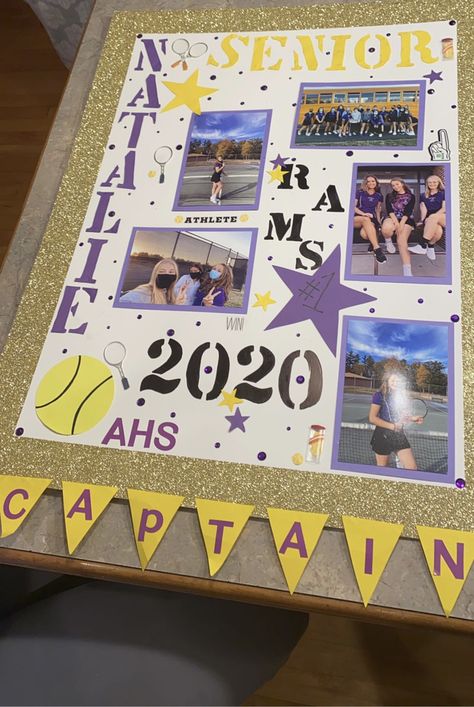 Senior Nite Posters, Soccer Poster For Senior Night, Softball Senior Night Posters Diy, Senior Poster Board Ideas Field Hockey, Senior Night Posters With Lights, Senior Signs Posters Volleyball, Boys Volleyball Senior Night Posters, Fun Senior Night Ideas, Senior Night Posters Aesthetic