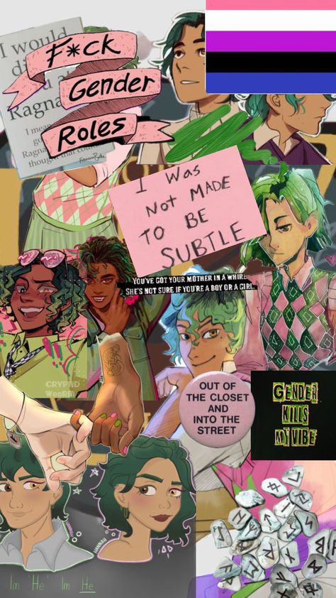 Alex Fierro #alexfierro #genderfluid #genderenvy #magnuschasegodsofasguard #magnuschase Alex Fierro Aesthetic, Genderfluid Aesthetic, Alex Fierro, Rick Rolled, Percy Jackson Characters, Magnus Chase, Out Of The Closet, Rick Riordan, News Stories