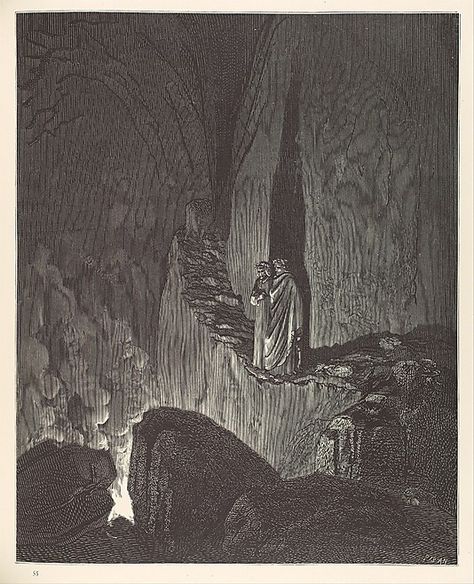 Dante Alighieri (Italian, ca. 1265–1321). The Vision of Hell (Inferno), 1866. The Metropolitan Museum of Art, New York. Rogers Fund, 1905, transferred from the Library, 1921 (21.36.133) #Halloween Paul Gustave Doré, Dante's Inferno, Dantes Inferno, Gustave Dore, Psy Art, Dante Alighieri, Comics Artist, Socrates, Wood Engraving