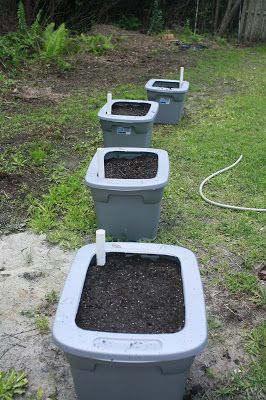 Diy Self Watering Planter, Yard Ideas Diy, Failed Attempt, Vegetable Planters, Bucket Gardening, Vegetable Garden Raised Beds, Building A Raised Garden, Raised Garden Beds Diy, Veg Garden