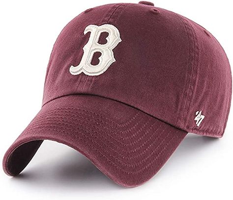 Red Sox Cap, Dark Maroon, 47 Brand, Boston Red, Boston Red Sox, Red Sox, Hat Cap, Back Strap, New York Yankees