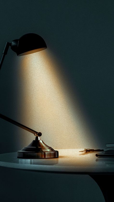 Vintage table lamp illuminating the dark | premium image by rawpixel.com / Roungroat Artificial Lighting Photography, Desi Wallpaper, Lamp Wallpaper, Lamp Photography, Iphone Wallpaper Dark, Vintage Table Lamps, About Instagram, Steel Lighting, Wallpaper Dark