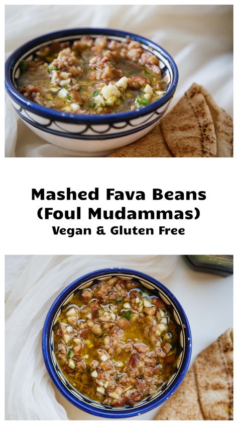 Mashed Fava beans (Foul Mudammas) - :: Nutrizonia :: Foul Mudammas Recipe, Fava Beans Recipes, Appetizer Vegan, Lunch Meal Prep Ideas, Crockpot Recipes Chicken, Healthy Recipes Breakfast, Fava Bean, Chicory Recipe, Easy To Make Appetizers