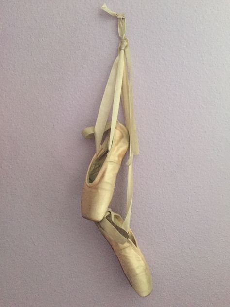 What I did with my pointe shoes when I was done! It looks great! All you have to do is tie them together and hang them somewhere in your house or where ever you want to put them! Then you are done Ballet Pose, Shoes Png, Ballet Poses, Pointe Shoes, Tie Shoes, Pointe Ballet, Ballet Shoes, Looks Great, Dance Shoes